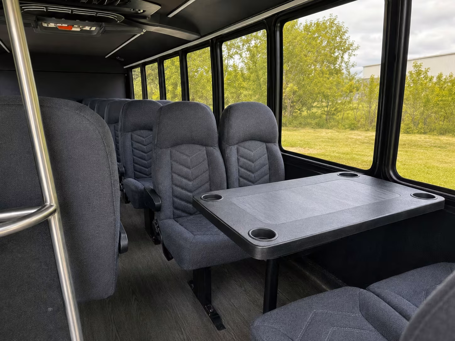 15 passenger minibus interior