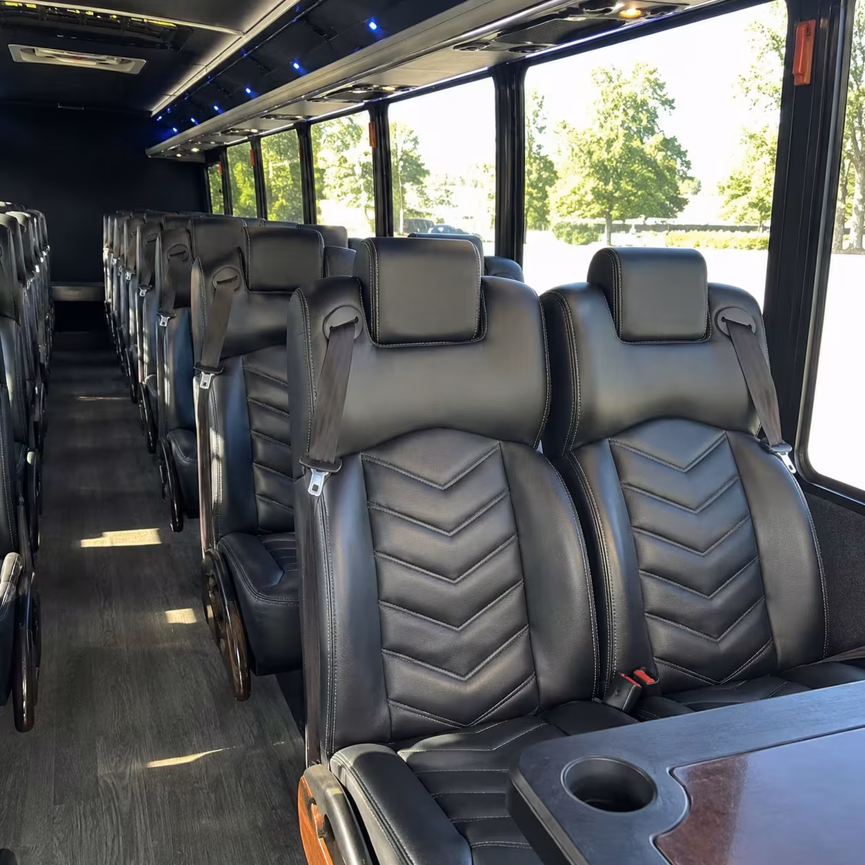 25 passenger minibus inside