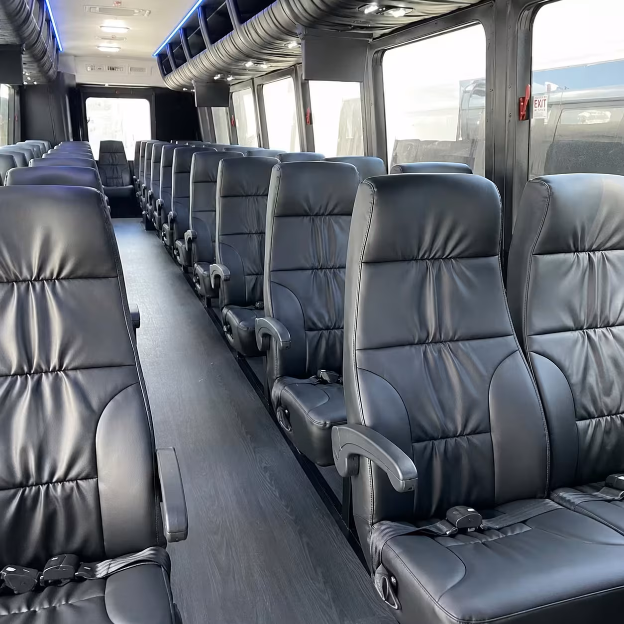 35 passenger minibus interior