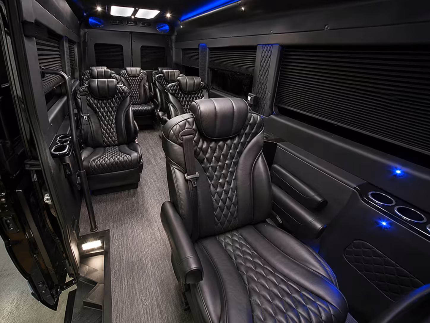 sprinter van with driver inside