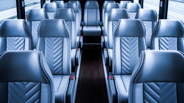 15 passenger minibus interior