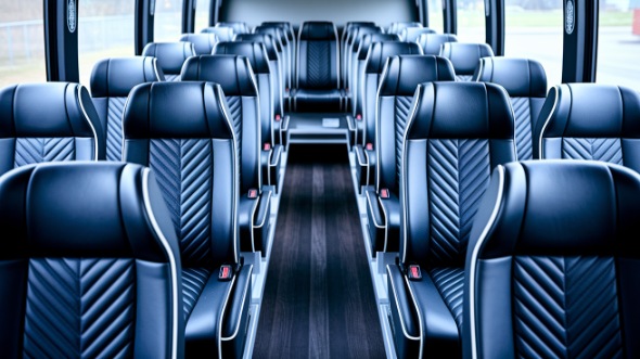 farmington hills 18 passenger minibus inside
