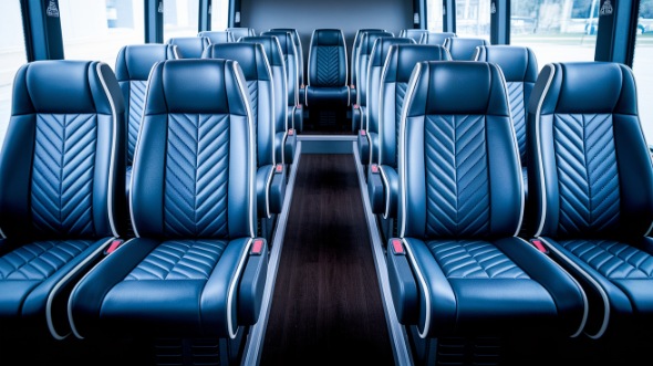 farmington hills 25 passenger minibus inside