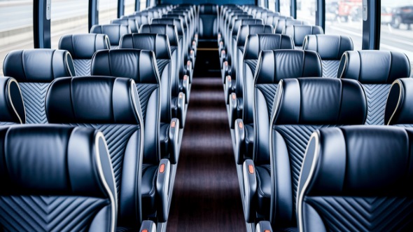 farmington hills 50 passenger charter bus inside